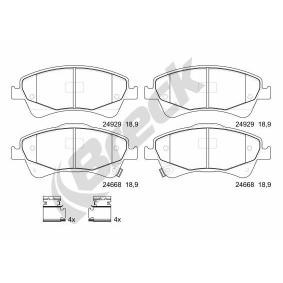 Achetez des Plaquettes de frein BRECK 24668 00 701 00 à prix pour 56,51 €