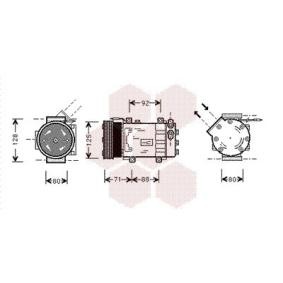 Compre Compressor, ar condicionado da VAN WEZEL 4300K127 a um preço baixo por 317,67 €