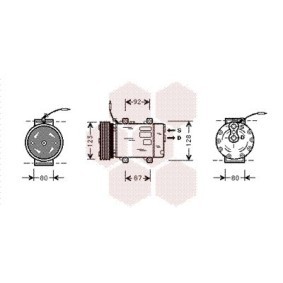 Compre Compressor, ar condicionado da VAN WEZEL 4300K243 a um preço baixo por 438,36 €