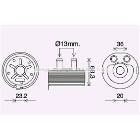 Ölkühler DN3443 von PRASCO günstig für 30,71 € online kaufen