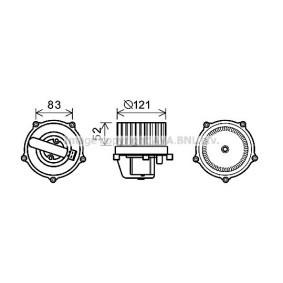 Gebläsemotor des Herstellers PRASCO - Originalware Artikelnummer: VN8345