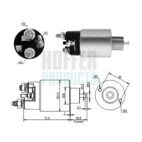 Magnetschalter, Anlasser 6646263 von HOFFER günstig für 36,49 € online kaufen