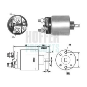 Compre Solenoide de arranque de HOFFER online para X-TRAIL (T31) a preços moderados