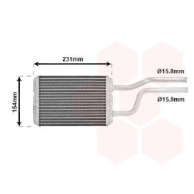 Compre Permutador de calor, aquecimento do habitáculo da VAN WEZEL 53006326 a um preço baixo por 86,72 €