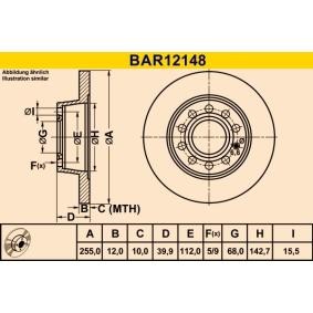 Osta Jarrulevy Barum:llä BAR12148 edullisesti hintaan 37,16 €