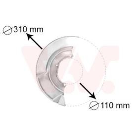 Comprar Chapa protectora contra salpicaduras, disco de freno de VAN WEZEL 5874372 a bajo precio de 11,50 €