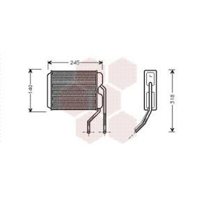 Comprar Radiador de calefacción de VAN WEZEL 81006026 a bajo precio de 78,56 €