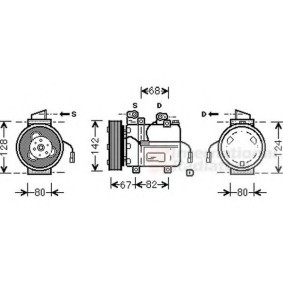 Köp AC-kompressor av VAN WEZEL 8100K037 till det låga priset 10917,21 kr
