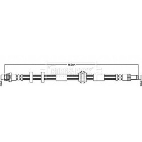 Bremsschlauch des Herstellers BORG & BECK - Originalware Artikelnummer: BBH8479