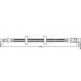 Bremsschlauch des Herstellers BORG & BECK - Originalware Artikelnummer: BBH8673