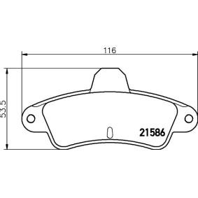 Bremsbeläge 2158601 von TEXTAR günstig für 56,05 € online kaufen