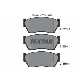 Acquista Pastiglie dei freni da TEXTAR online per Sentra III (B13) a prezzi moderati