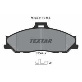 Compre Pastillas de freno de TEXTAR online para RANGER Extended Cab Pickup (ES) a precios moderados