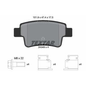 Achetez des Plaquettes de frein TEXTAR 2434901 à prix pour 47,09 €