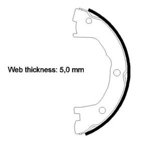 Bremsbackensatz, Feststellbremse 91059000 von TEXTAR günstig für 38,40 € online kaufen