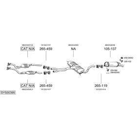 Katalysator 099-246 FORD USA von BOSAL