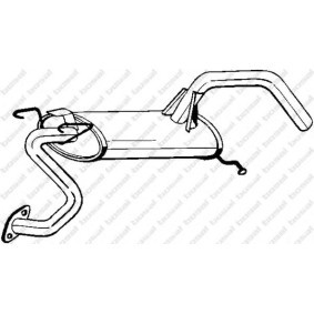 MAZDA Endschalldämpfer von BOSAL