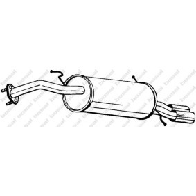 MAZDA Endschalldämpfer von BOSAL