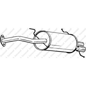 MAZDA Endschalldämpfer von BOSAL