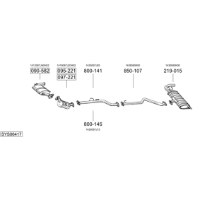 Endschalldämpfer 278-963 von BOSAL günstig für 191,87 € online kaufen