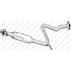 Kjøp Mellomlyddemper fra BOSAL på nett for Sunny III Hatchback (N14) til moderate priser