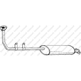 Vorschalldämpfer 281-687 DAIHATSU von BOSAL