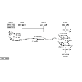Compre Silenciador intermedio de BOSAL online para LANTRA I (J-1) a precios moderados