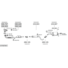 Acquista Silenziatore centrale da BOSAL online per 75 Tourer (RJ) a prezzi moderati