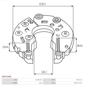 Lichtmaschine A4003PR3 von AS-PL günstig für 82,98 € online kaufen