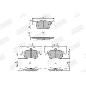 Bremsbeläge 573687J von JURID günstig für 36,06 € online kaufen