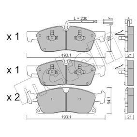 Achetez des Plaquettes de frein METELLI 22-0927-5 à prix pour 101,92 €