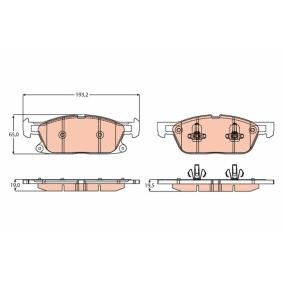 Bremsbeläge GDB2167 von TRW günstig für 55,48 € online kaufen