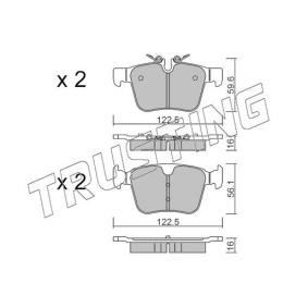 Bremsbeläge 1122.0 von TRUSTING günstig für 90,98 € online kaufen