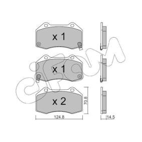 Bremsbeläge 822-651-3 von CIFAM günstig für 126,95 € online kaufen