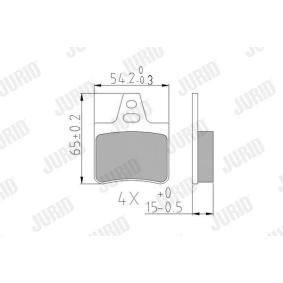 Bremsbeläge 571363J von JURID günstig für 22,74 € online kaufen