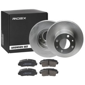 Comprar Kit de discos de freno y pastillas de RIDEX 3405B0278 a bajo precio de 41,04 €