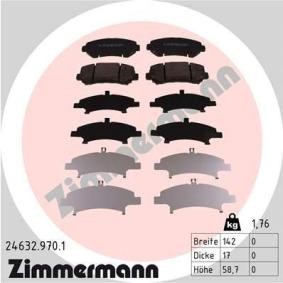 Bremsbeläge 24632.970.1 von ZIMMERMANN günstig für 72,04 € online kaufen
