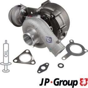 Achetez des Turbocompresseur JP GROUP 1217401000 à prix pour 717,87 €