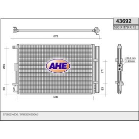 Acquista Condensatore climatizzatore da AHE 43692 a buon mercato per soli 209,80 €