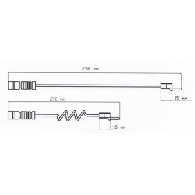 Achetez des Témoin d'usure de plaquette de frein MERITOR 68320614 à prix pour 21,26 €