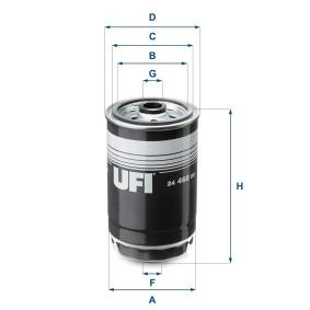 Compre Filtro de combustível da UFI 24.468.00 a um preço baixo por 28,22 €