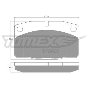 Achetez des Plaquette de frein de chez TOMEX brakes en ligne pour Astramax Van à prix modérés