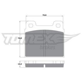 Compre Pastillas de freno de TOMEX brakes online para MONDIAL Descapotable a precios moderados
