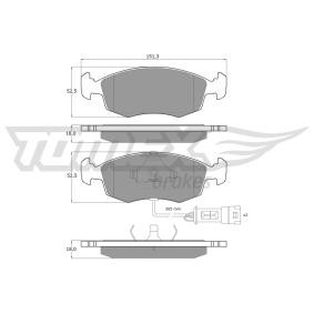 Acquista Kit pastiglie freni da TOMEX brakes TX 11-33 a buon mercato per soli 17,23 €