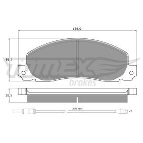 Achetez des Plaquette de frein de chez TOMEX brakes en ligne pour Trafic I Van (T1, T2, T3, T4, T, P, V) à prix modérés
