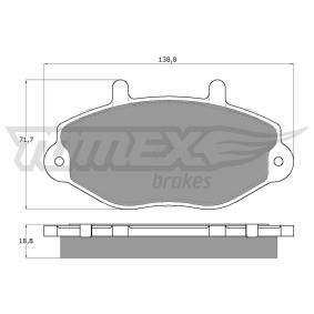 Bremsbeläge für FORD von TOMEX brakes