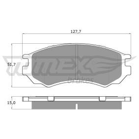 Bremsbeläge TX 12-02 von TOMEX brakes günstig für 21,60 € online kaufen