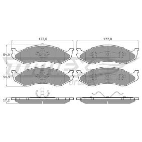 Bremsbeläge TX 12-09 von TOMEX brakes günstig für 54,95 € online kaufen