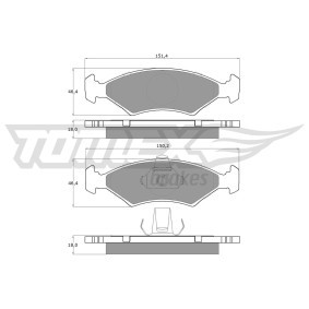 Acquista Kit pastiglie freni da TOMEX brakes TX 12-52 a buon mercato per soli 36,54 €