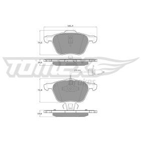 Bremsbeläge TX 12-56 von TOMEX brakes günstig für 46,45 € online kaufen
